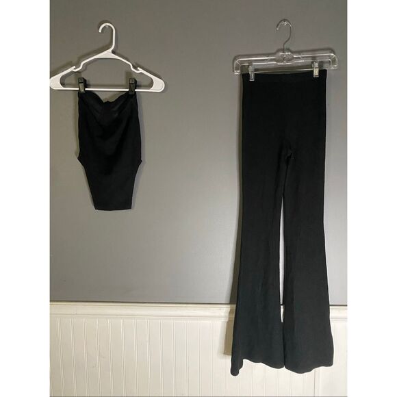 Fashion Nova Call My Name Ribbed Pant Set Size Small NWT - Picture 7 of 10